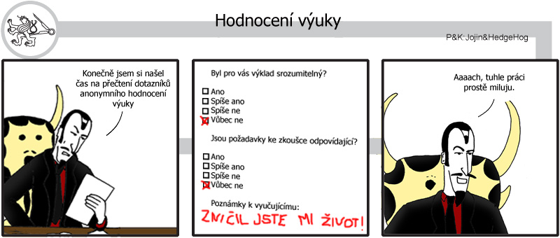 Studentův komiksový strip