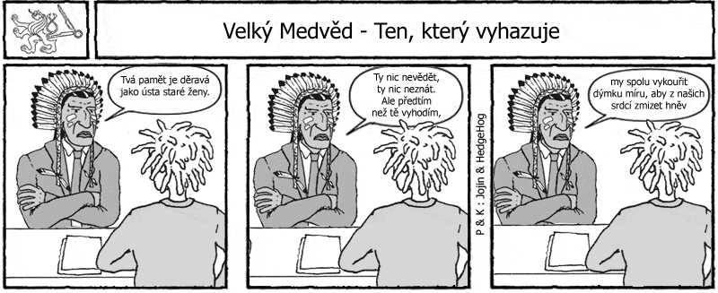 Studentův komiksový strip