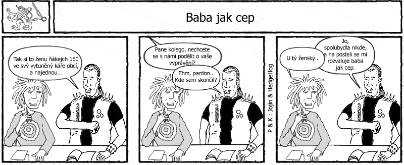 Studentův komiksový strip