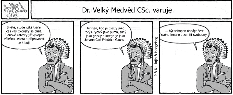 Studentův komiksový strip