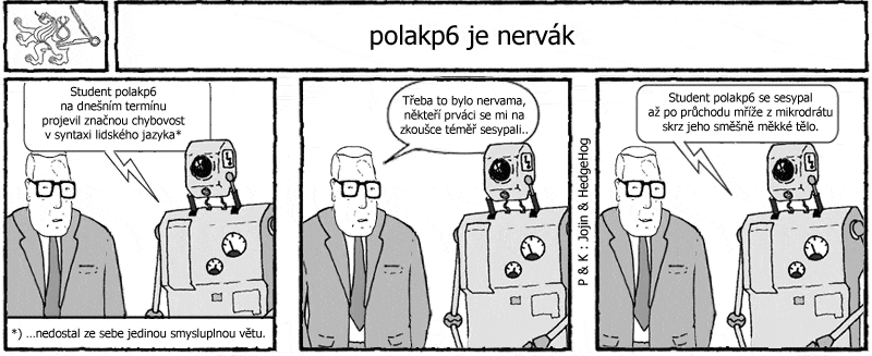 Studentův komiksový strip