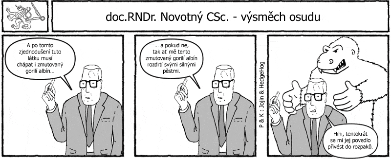 Studentův komiksový strip