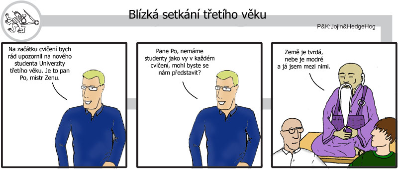 Studentův komiksový strip