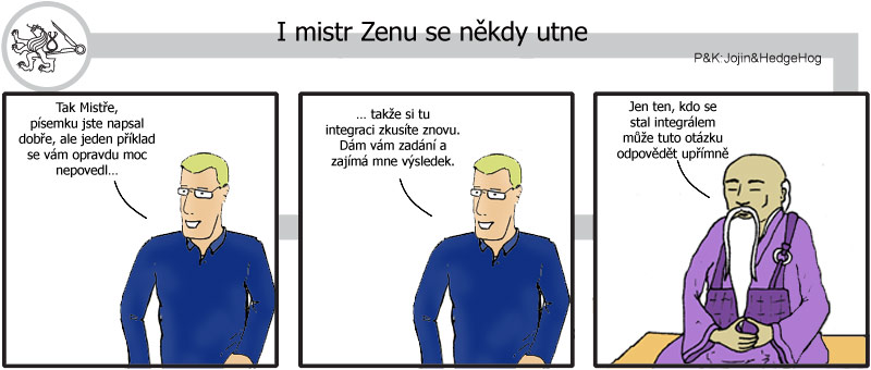 Studentův komiksový strip