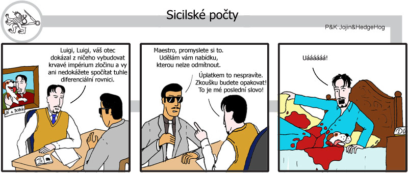 Studentův komiksový strip