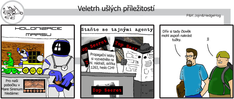 Studentův komiksový strip