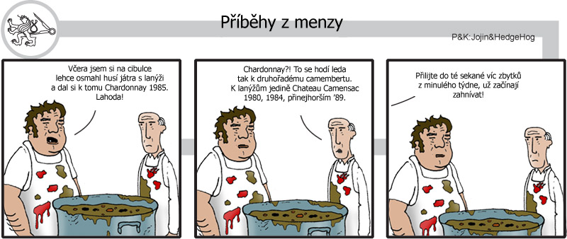 Studentův komiksový strip