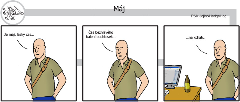 Studentův komiksový strip