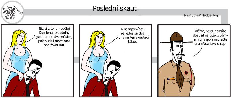 Studentův komiksový strip