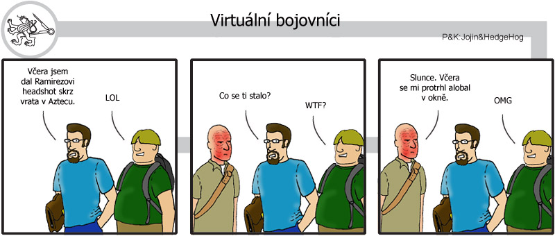 Studentův komiksový strip