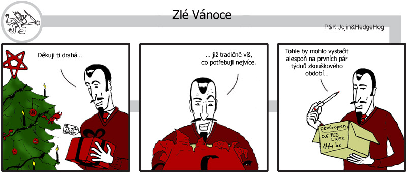 Studentův komiksový strip