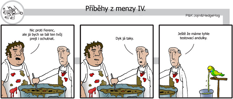 Studentův komiksový strip