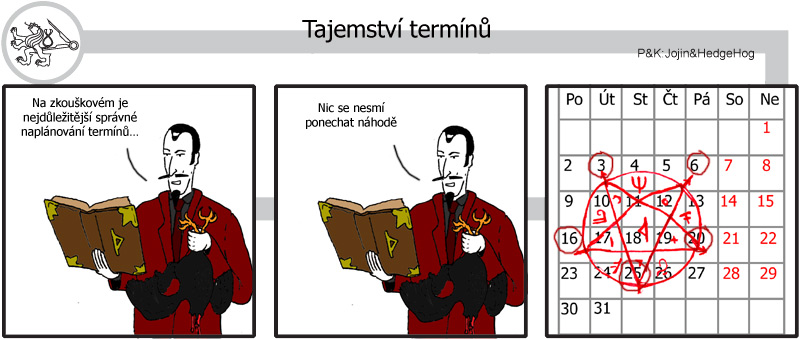 Studentův komiksový strip