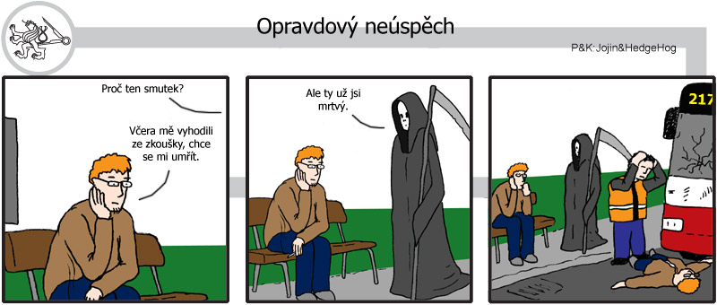 Studentův komiksový strip