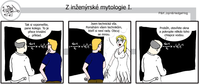 Studentův komiksový strip