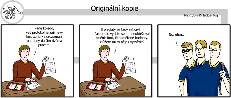 Studentův komiksový strip