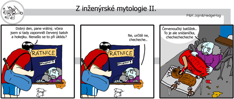 Studentův komiksový strip