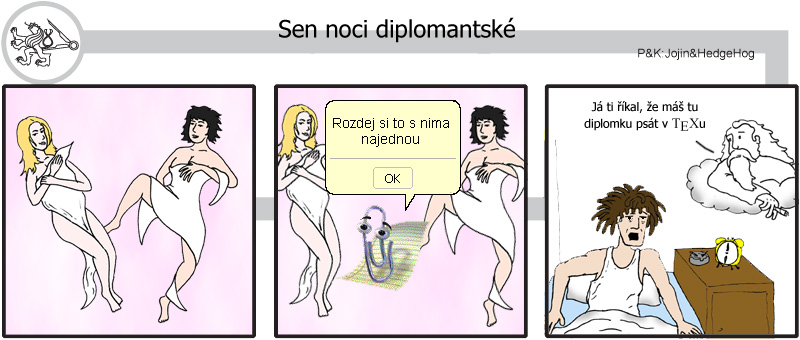 Studentův komiksový strip