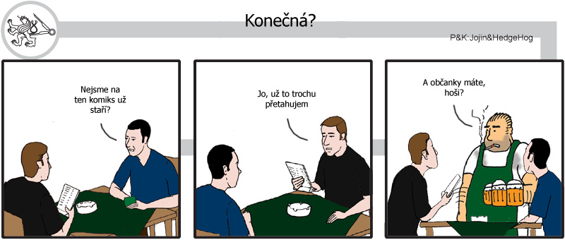 Studentův komiksový strip