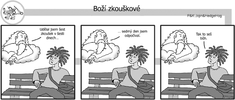 Studentův komiksový strip